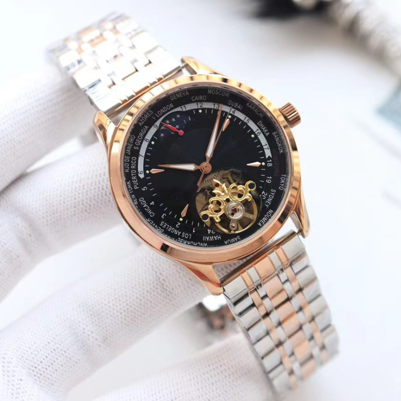 42mm large dial Full automatic mechanical World Time modeling Moon phase decoration Exquisite case Perfect details Steel to create the perfect details of the watch, Brown
42mm large dial Full automatic mechanical World Time modeling Moon phase decoration Exquisite case Perfect details Steel to create the perfect details of the watch, Brown