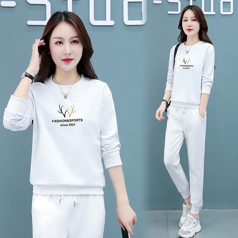 Women's Two Piece Pants Sweatshirts Sets Women Long Sleeve Tops And 2023 Spring Autumn Korean Fashion Casual Sports Clothing, Black
Women's Two Piece Pants Sweatshirts Sets Women Long Sleeve Tops And 2023 Spring Autumn Korean Fashion Casual Sports Clothing, Black