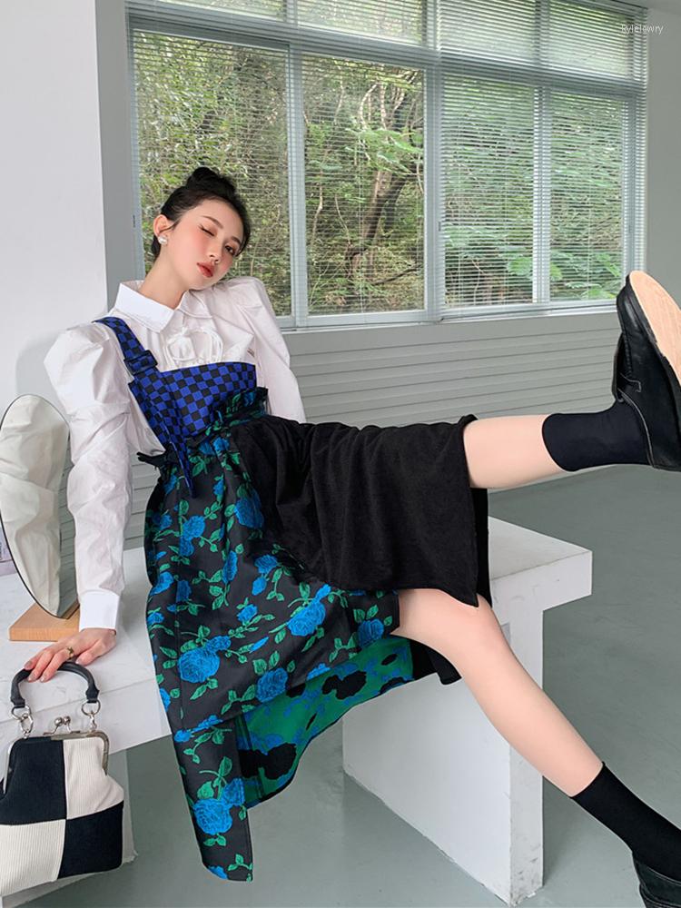 Skirts 2023 Irregular Patchwork Skirt For Women Print Color Block High Waist Half-body A-line Spring Summer Female 2N248, Picture color
Skirts 2023 Irregular Patchwork Skirt For Women Print Color Block High Waist Half-body A-line Spring Summer Female 2N248, Picture color