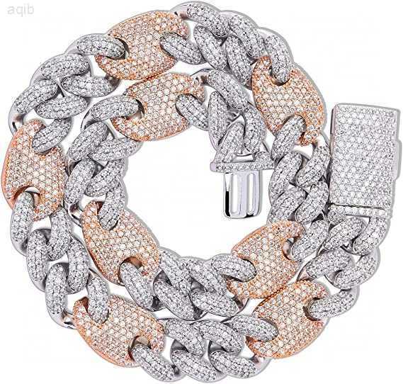 Hiphop 15mm Pass Diamond Tester Mens 925 Silver Filled Iced Out Bracelet Moissanite Miami Cuban Link Bracelet
Hiphop 15mm Pass Diamond Tester Mens 925 Silver Filled Iced Out Bracelet Moissanite Miami Cuban Link Bracelet