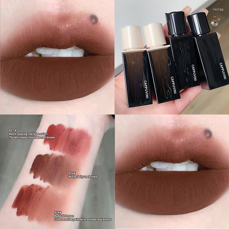 Lip Gloss Water Wave Amber Lipgloss Brown Matte Glaze Waterproof Red Mud Velvet Liquid Lipstick Pigment Long-lasting Lips Makeup, 827
Lip Gloss Water Wave Amber Lipgloss Brown Matte Glaze Waterproof Red Mud Velvet Liquid Lipstick Pigment Long-lasting Lips Makeup, 827