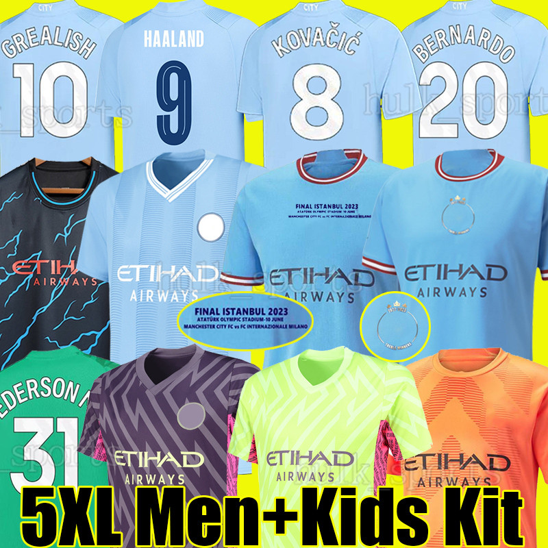 5XL HAALAND KOVACIC soccer jerseys 23/24 Final DE BRUYNE PHILLIPS MANS CITIES GREALISH MAHREZ FODEN ALVAREZ BERNARDO MENDY JOAO CANCELO football shirt men kids kit, 23-24 goalkeepe
5XL HAALAND KOVACIC soccer jerseys 23/24 Final DE BRUYNE PHILLIPS MANS CITIES GREALISH MAHREZ FODEN ALVAREZ BERNARDO MENDY JOAO CANCELO football shirt men kids kit, 23-24 goalkeepe