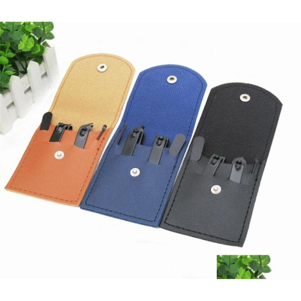 Nail Manicure Set 4 Pcs/Set For Women Mini Clippers Kit Pedicure Care Tools Stainless Steel Grooming Travel Home With Pu Leather Bag Dh6Fc
Nail Manicure Set 4 Pcs/Set For Women Mini Clippers Kit Pedicure Care Tools Stainless Steel Grooming Travel Home With Pu Leather Bag Dh6Fc