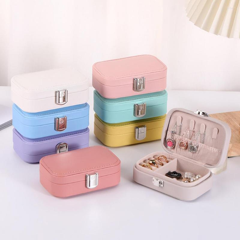 Jewelry Pouches In Macaron Box For Travel Portable Ring Earrings Necklace Organizer Double Layer PU Leather Snap Button Display Case
Jewelry Pouches In Macaron Box For Travel Portable Ring Earrings Necklace Organizer Double Layer PU Leather Snap Button Display Case
