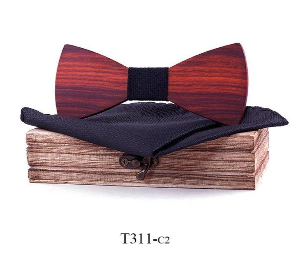 Bow Ties Sitonjwly Classic Men Wooden Bowtie Pocket Square Set Adult Neck Wear Bowknot Wedding Party Noeud Papillon Man Cravate Ho2251710
Bow Ties Sitonjwly Classic Men Wooden Bowtie Pocket Square Set Adult Neck Wear Bowknot Wedding Party Noeud Papillon Man Cravate Ho2251710
