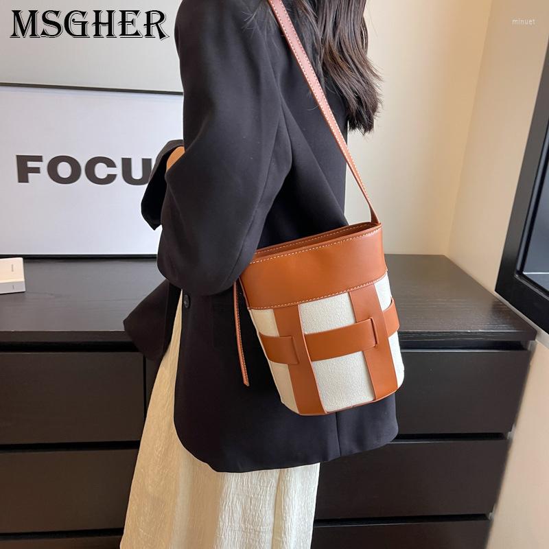 Shoulder Bags The Bucket For Women PU And Canvas Casual Handbag Crossbody Tote Bag Trendy Fashion Drawstring Lady Hobo, Auburn
Shoulder Bags The Bucket For Women PU And Canvas Casual Handbag Crossbody Tote Bag Trendy Fashion Drawstring Lady Hobo, Auburn