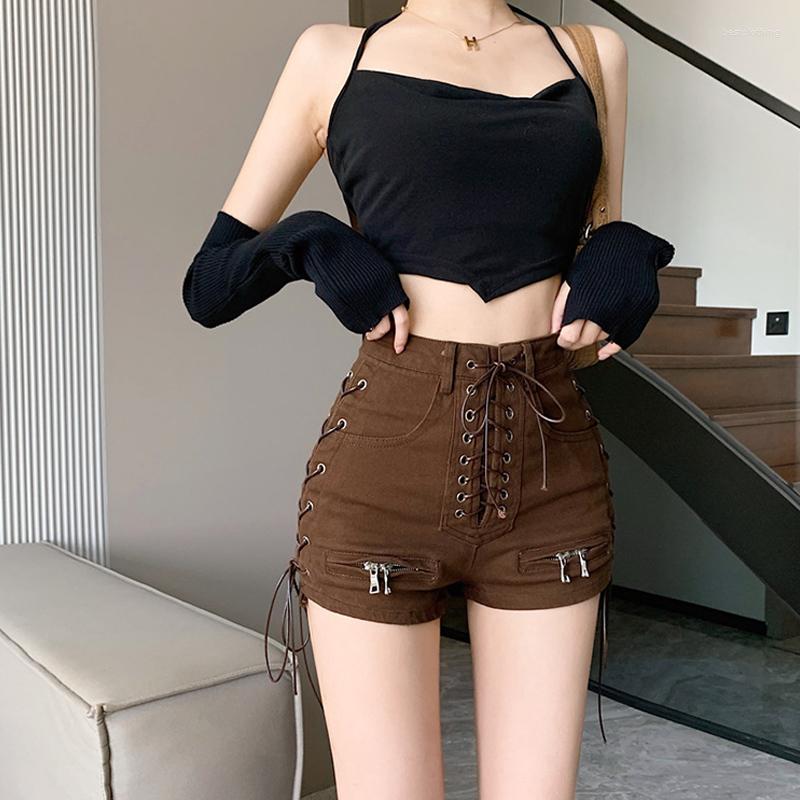 Women' Shorts Bandage Sexy Denim Women Streetwear Gothic Jeans Mini High Waist Lace Up Casual Zip Black Goth Club Fashion 2023
Women' Shorts Bandage Sexy Denim Women Streetwear Gothic Jeans Mini High Waist Lace Up Casual Zip Black Goth Club Fashion 2023