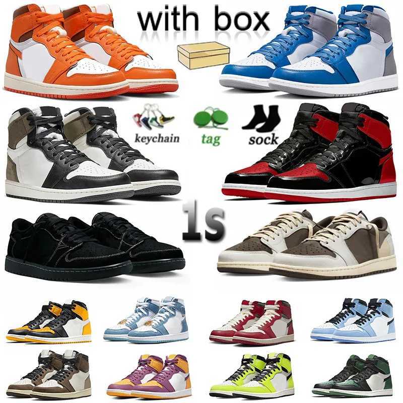 Jumpman OG 1 1s Mens Basketball Shoes Retro Starfish Denim Lost Found Low Black Phantom Dark Mochas Bred Patent Women Jorden1s Sports Sneakers Trainers With Box, H08 36-46
Jumpman OG 1 1s Mens Basketball Shoes Retro Starfish Denim Lost Found Low Black Phantom Dark Mochas Bred Patent Women Jorden1s Sports Sneakers Trainers With Box, H08 36-46