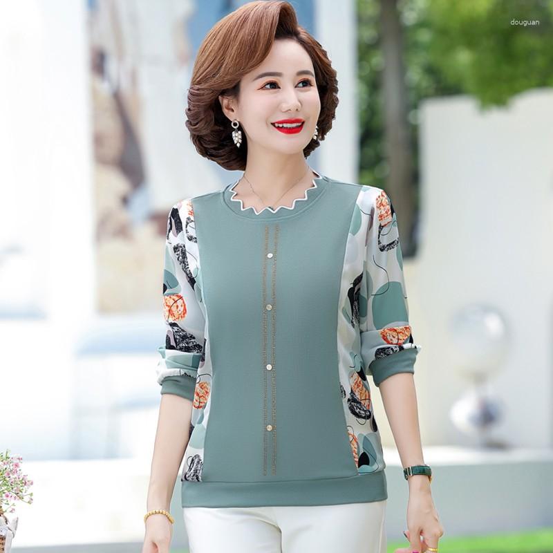 Women's T Shirts 2023 Korean Middle-aged Bottoming Shirt Spring Autumn Long-sleeved O Neck T-shirt Tees Camisas De Moda Mujer, Pink
Women's T Shirts 2023 Korean Middle-aged Bottoming Shirt Spring Autumn Long-sleeved O Neck T-shirt Tees Camisas De Moda Mujer, Pink