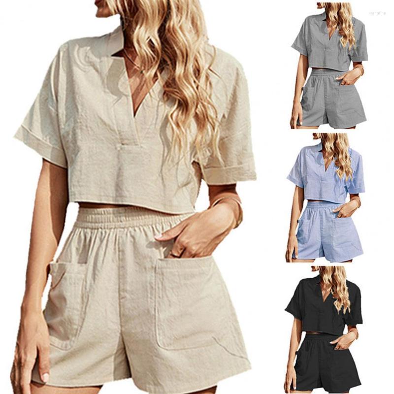 Women's Tracksuits Summer Tops And Mini Shorts 2 Piece Irregular Ladies Suit V Neck Loose Cropped Solid Color Top, Apricot
Women's Tracksuits Summer Tops And Mini Shorts 2 Piece Irregular Ladies Suit V Neck Loose Cropped Solid Color Top, Apricot