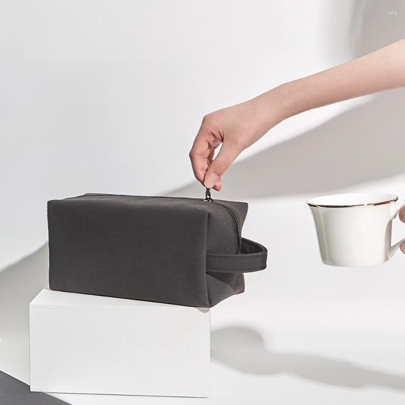 Cosmetic Bags Simple Storage Pouch Unisex Square PU Leather Wash Bag Household Bathroom Waterproof Makeup Organizer Case Accessories, Black
Cosmetic Bags Simple Storage Pouch Unisex Square PU Leather Wash Bag Household Bathroom Waterproof Makeup Organizer Case Accessories, Black
