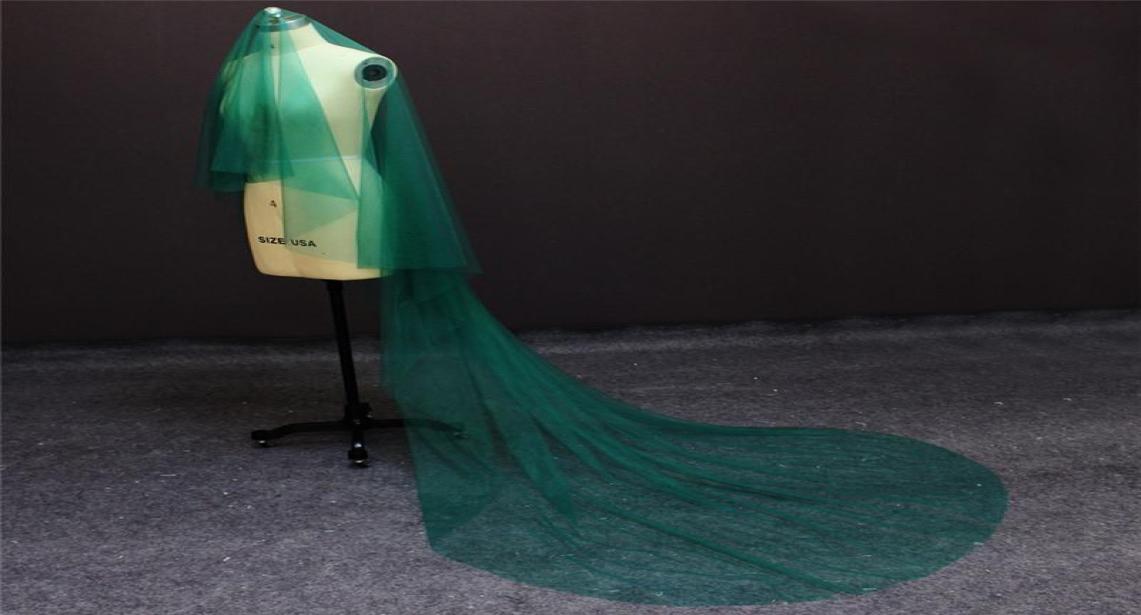 Bridal Veils Green One Layer 3 Meters Tulle Wedding Dress Beautiful Veil1152841 
Bridal Veils Green One Layer 3 Meters Tulle Wedding Dress Beautiful Veil1152841