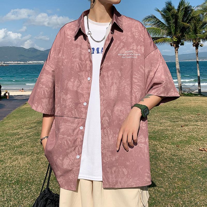Men's Dress Shirts Men's Dyed Shirt Men's Short Sleeved Summer Fashion Loose And Handsome Solid Color Spirit Street Clothing, Blue
Men's Dress Shirts Men's Dyed Shirt Men's Short Sleeved Summer Fashion Loose And Handsome Solid Color Spirit Street Clothing, Blue