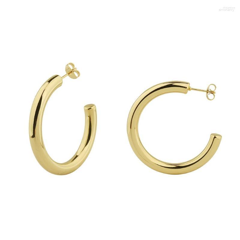 Hoop Earrings Oversize Gold Plated Earring For Women Simple Thick C-shaped Stainless Steel Silver Punk Hiphop Jewelry Girl
Hoop Earrings Oversize Gold Plated Earring For Women Simple Thick C-shaped Stainless Steel Silver Punk Hiphop Jewelry Girl