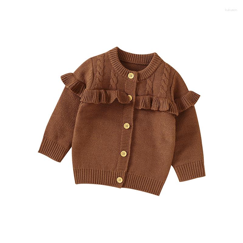 Jackets Classic Coffee Spring & Autumn Long Sleeve Knitwear Born Baby Boys Girls Coat Skin-friendly Infant Cardigan For 6-36 Months
Jackets Classic Coffee Spring & Autumn Long Sleeve Knitwear Born Baby Boys Girls Coat Skin-friendly Infant Cardigan For 6-36 Months