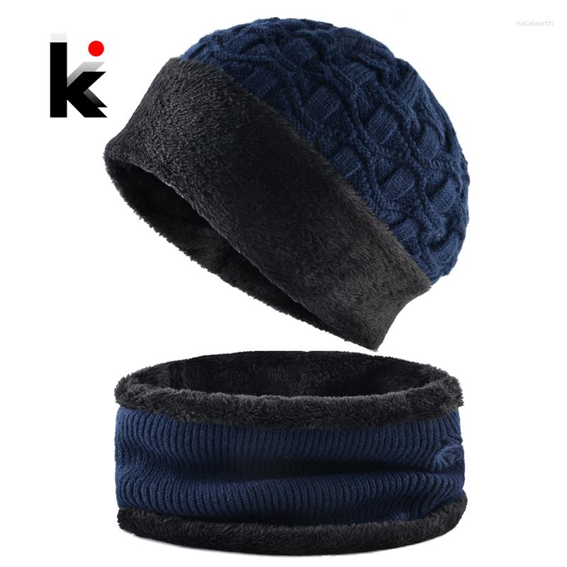 Berets Thick Knitted Hat Sets For Men Winter Outdoor Warm Beanie And Scarf Set Add Velvet Skullies Beanies Fashion Snow Women, Beige scarf
Berets Thick Knitted Hat Sets For Men Winter Outdoor Warm Beanie And Scarf Set Add Velvet Skullies Beanies Fashion Snow Women, Beige scarf