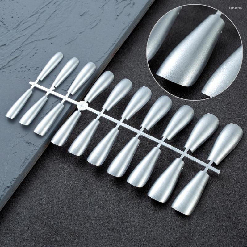 False Nails 20Pcs Matte Black Coffin Fake Long Ballet Metallic Nail Tips Solid Color Press On Artificial Salon Manicure, 03
False Nails 20Pcs Matte Black Coffin Fake Long Ballet Metallic Nail Tips Solid Color Press On Artificial Salon Manicure, 03