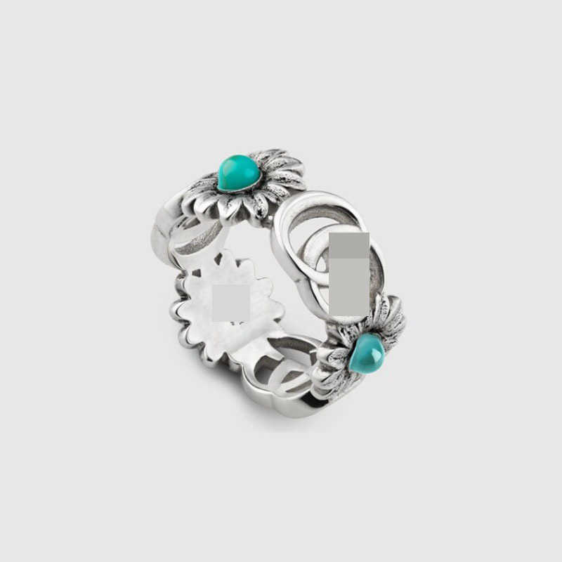 Sterling Silver Daisy Double Interlocking Small Fresh for Men and Women's Light Luxury Ring
Sterling Silver Daisy Double Interlocking Small Fresh for Men and Women's Light Luxury Ring
