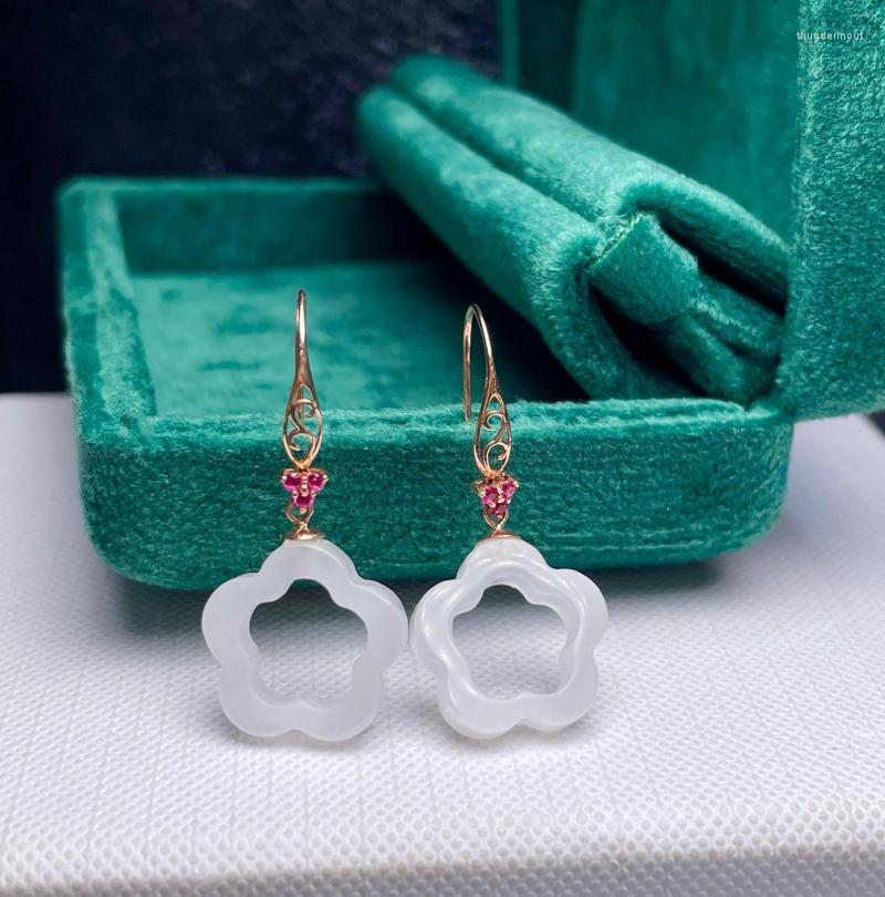 Dangle Earrings Shilovem 18k Yellow Natural White Jasper Drop Fine Jewelry Women Trendy Party Christmas Gift 14mm Myme1414666hby
Dangle Earrings Shilovem 18k Yellow Natural White Jasper Drop Fine Jewelry Women Trendy Party Christmas Gift 14mm Myme1414666hby