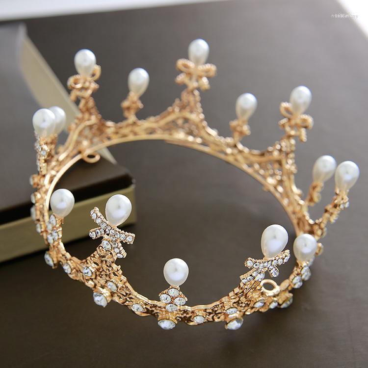 Hair Clips Bridal Headwear -end Round Crown Wedding Dress Jewelry Show Dance Party Accessories Atmospheric
Hair Clips Bridal Headwear -end Round Crown Wedding Dress Jewelry Show Dance Party Accessories Atmospheric