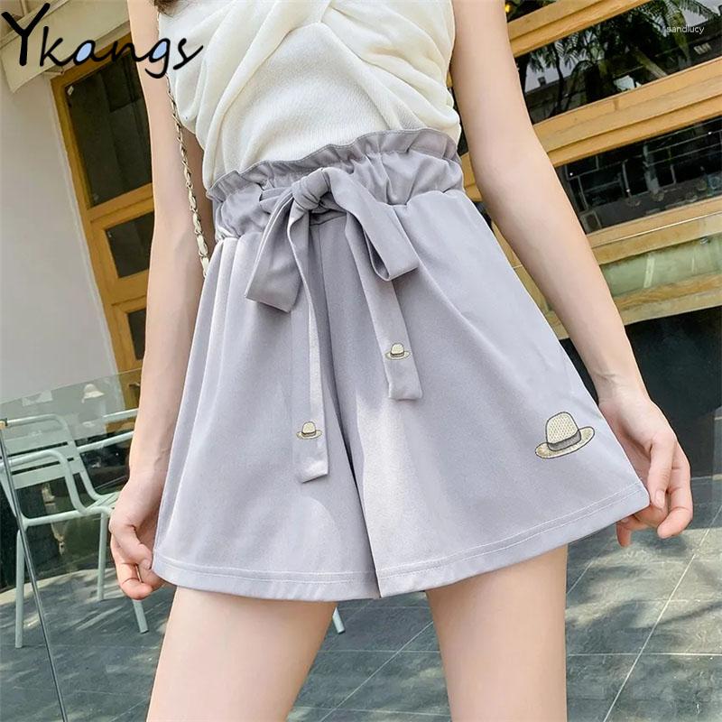 Women' Shorts Lace Up Korean Harajuku Casual Sports High Waist Short Women Cartoon Embroidery Summer Ulzzang Running Fashion Female, Gray
Women' Shorts Lace Up Korean Harajuku Casual Sports High Waist Short Women Cartoon Embroidery Summer Ulzzang Running Fashion Female, Gray