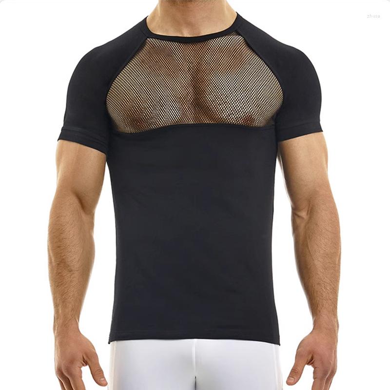 Men' T Shirts Fashion Patchwork Mesh Sports Men Summer Casual Short Sleeve O Neck Slim T-Shirt Leisure Mens Sexy Basic Tops Pullover, 02 dark green
Men' T Shirts Fashion Patchwork Mesh Sports Men Summer Casual Short Sleeve O Neck Slim T-Shirt Leisure Mens Sexy Basic Tops Pullover, 02 dark green