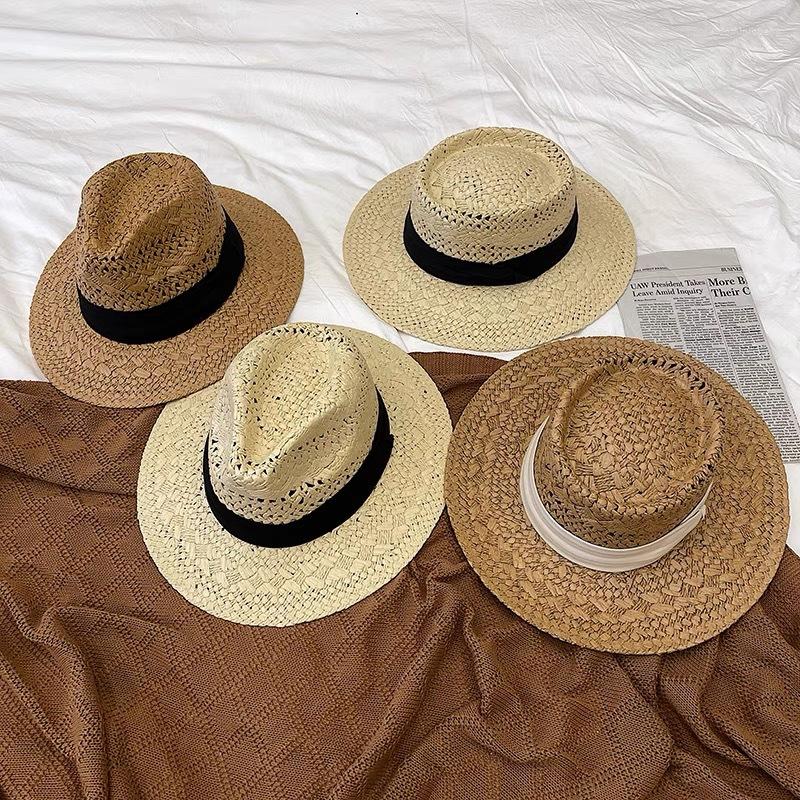 Berets 202306-2509100 Classic Summer Paper Grass Light Breathable Sun Protection Shade Fedoras Cap Men Women Leisure Panama Jazz Hat, Khaki
Berets 202306-2509100 Classic Summer Paper Grass Light Breathable Sun Protection Shade Fedoras Cap Men Women Leisure Panama Jazz Hat, Khaki