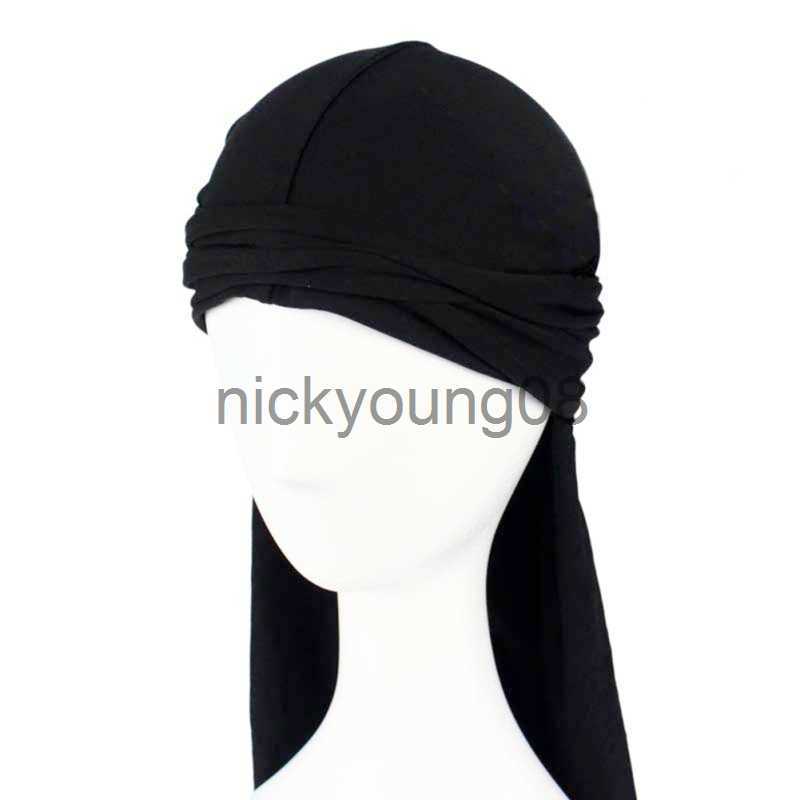 Bandanas Fashion Du-rag Scarf Head Wrap Rap Band Tie Down Hat Outdoor Sports Bandanas Children Headwear For Hip Hop Hat Men Women x0628