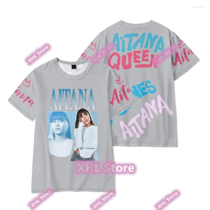 

Men's T Shirts Rock Aitana Singer T-shirt Print Summer Street Men/Women Streetwear Tshirt Short Sleeve Kids Tops Queen Clothes Teenager, As shown