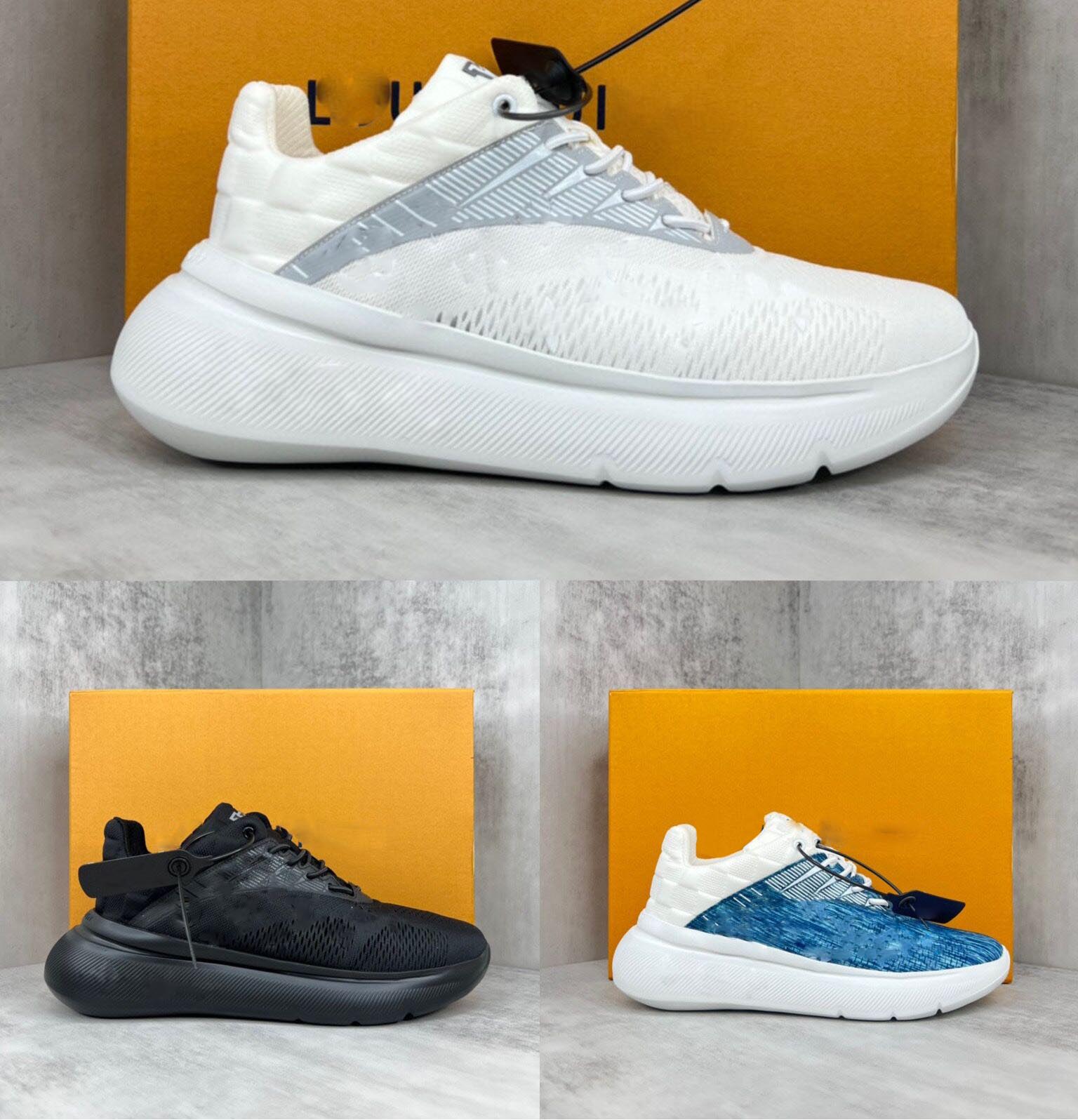 Show Up Sneakers Men's Designer Knit Shoe Monograms Flower Damier Patterns Runner Trainers Designers Men Casual Shoes Lightweight Chunky Rubber Outsole WITH BOX
Show Up Sneakers Men's Designer Knit Shoe Monograms Flower Damier Patterns Runner Trainers Designers Men Casual Shoes Lightweight Chunky Rubber Outsole WITH BOX