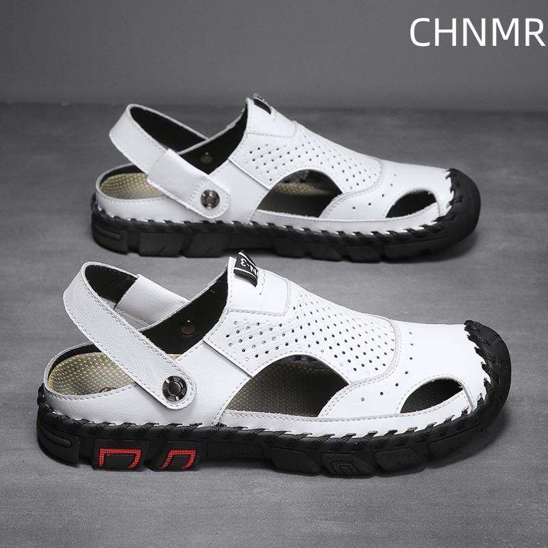 Sandals Men's Summer Leather Breathable Handmade Beach Shoes Round Toe Thick Bottom Outdoor Allmatch Large Size 230628, Brown
Sandals Men's Summer Leather Breathable Handmade Beach Shoes Round Toe Thick Bottom Outdoor Allmatch Large Size 230628, Brown