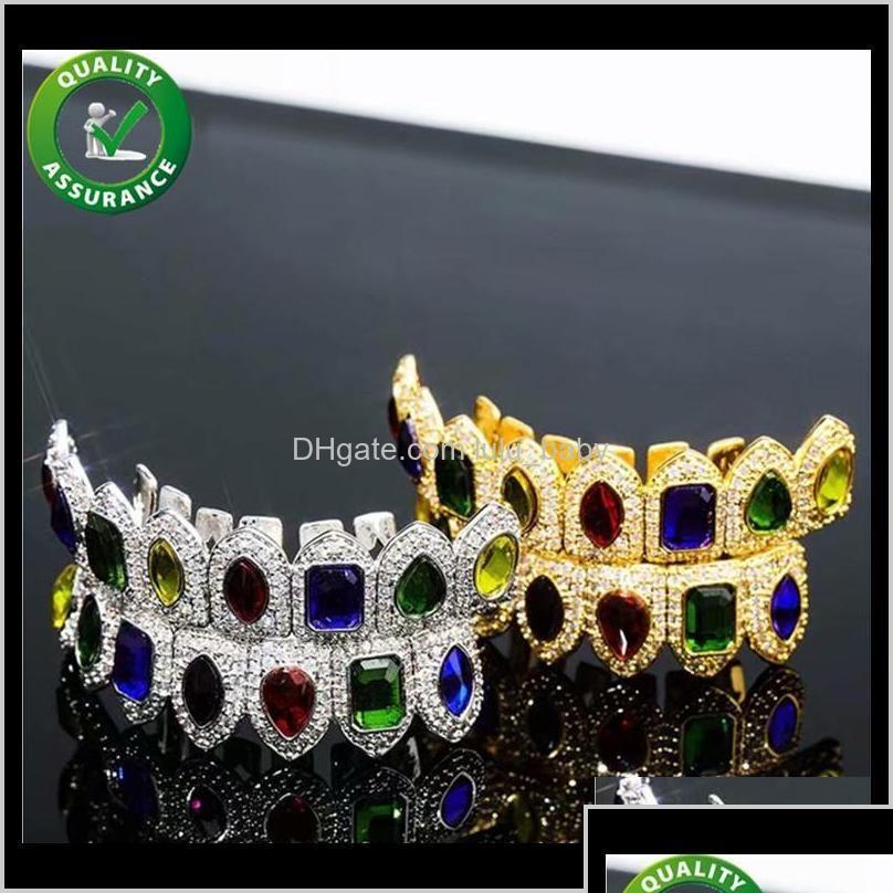Grillz Dental Grills Hip Hop Iced Out Teeth Bling Diamond Gold Sier Mens Luxury Rapper Hiphop Accessories Dientes Charms Vdlbw Gril Dhd65
Grillz Dental Grills Hip Hop Iced Out Teeth Bling Diamond Gold Sier Mens Luxury Rapper Hiphop Accessories Dientes Charms Vdlbw Gril Dhd65