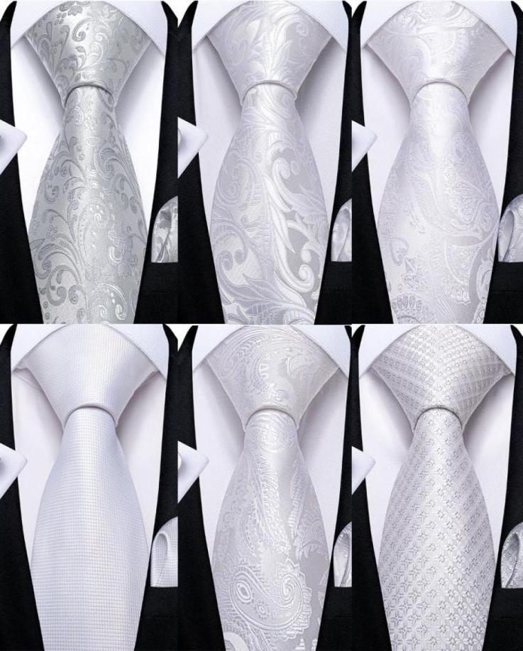 Bow Ties DiBanGu Men Tie White Silver Paisley Design Silk Wedding For Hanky Cufflink Set Fashion Bussiness Party DropBow6780132
Bow Ties DiBanGu Men Tie White Silver Paisley Design Silk Wedding For Hanky Cufflink Set Fashion Bussiness Party DropBow6780132