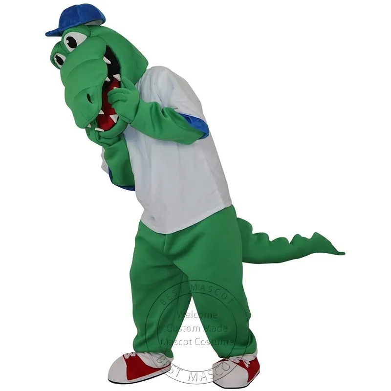 New Adult Green Crocodile Mascot Costume Custom fancy costume College Mascot Ad Apparel, As pic
New Adult Green Crocodile Mascot Costume Custom fancy costume College Mascot Ad Apparel, As pic