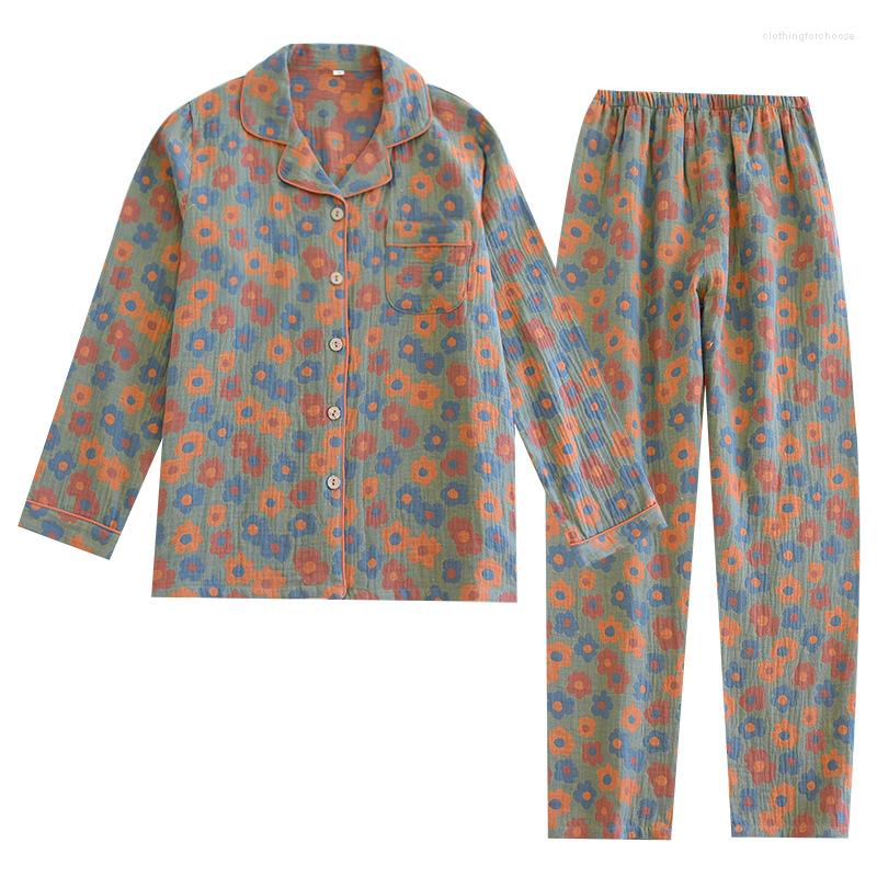 Women's Sleepwear Est Flower Printed Cotton Women's Long Sleeve Pants Homewear Suit Retro Style Trouser Pajamas Sets For Spring And, Leaves dress green
Women's Sleepwear Est Flower Printed Cotton Women's Long Sleeve Pants Homewear Suit Retro Style Trouser Pajamas Sets For Spring And, Leaves dress green
