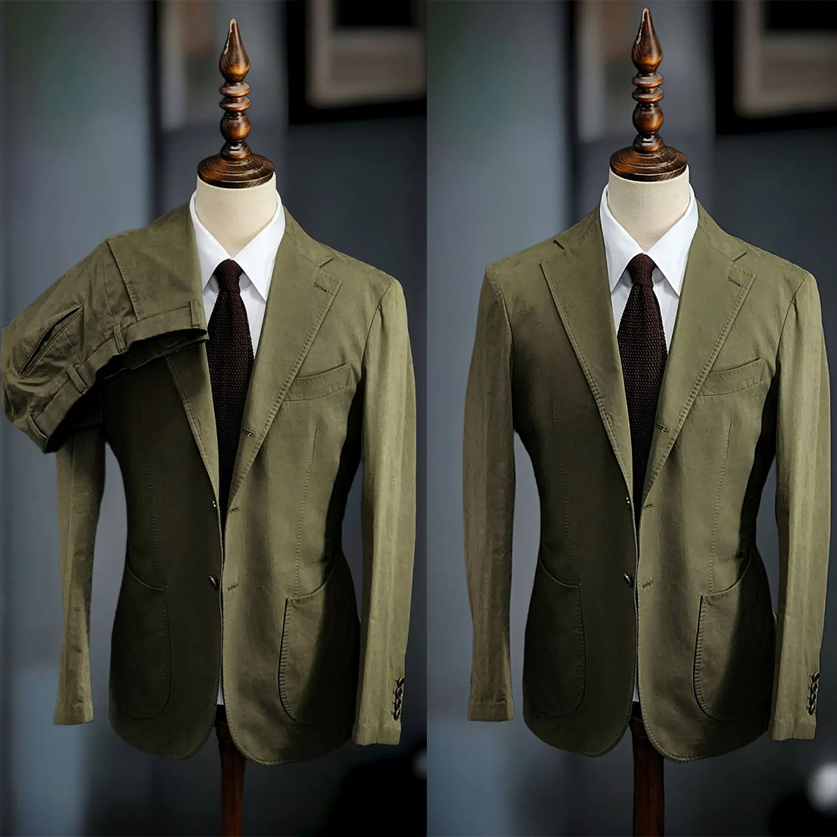 2023 Men Groom Tuxedos Slim Fit Peaked Lapel Business Formal Tuxedo Professional Grooms Wedding Dress Suit 2 Pieces Blazer Pants Costume Homme