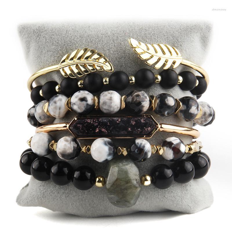 Strand RH Fashion Bohemia Jewelry Accessory Stone Beaded And Druzy Bangle 6pc Stack Stretch Bracelets Set For Women Gift
Strand RH Fashion Bohemia Jewelry Accessory Stone Beaded And Druzy Bangle 6pc Stack Stretch Bracelets Set For Women Gift