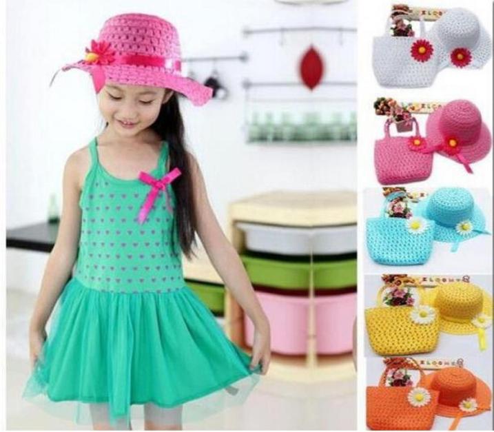Girls Flower Straw Beach Hat weave Tote Handbag Bag Sets Baby Summer Straw Sun hat Kids Children Topee 9 Colors Mixed 4268559, Red
Girls Flower Straw Beach Hat weave Tote Handbag Bag Sets Baby Summer Straw Sun hat Kids Children Topee 9 Colors Mixed 4268559, Red