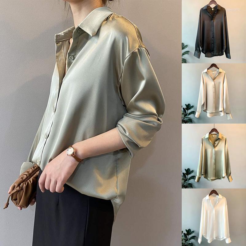 Women' Blouses Satin Shirt Blouse Women Silk Shirts Vintage Fashion Office Lady Elegant Top Long Sleeve Dress Overshirt Female Clothing, Beige
Women' Blouses Satin Shirt Blouse Women Silk Shirts Vintage Fashion Office Lady Elegant Top Long Sleeve Dress Overshirt Female Clothing, Beige