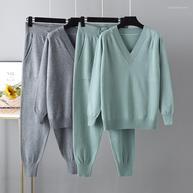 Women's Sleepwear 2pcs Women's Sweater Pajamas Two Piece Sets Long Sleeve V-neck Pullover Top Harem Pants Loungewear For Women Pijama, Purple
Women's Sleepwear 2pcs Women's Sweater Pajamas Two Piece Sets Long Sleeve V-neck Pullover Top Harem Pants Loungewear For Women Pijama, Purple