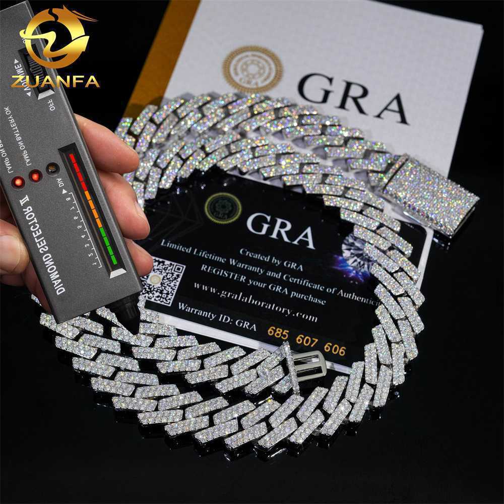 Hot Selling Drop Shipping Service 925 Sterling Silver Hip Hop 15mm Iced Out Moissanite Diamond Cuban Link Chain
Hot Selling Drop Shipping Service 925 Sterling Silver Hip Hop 15mm Iced Out Moissanite Diamond Cuban Link Chain