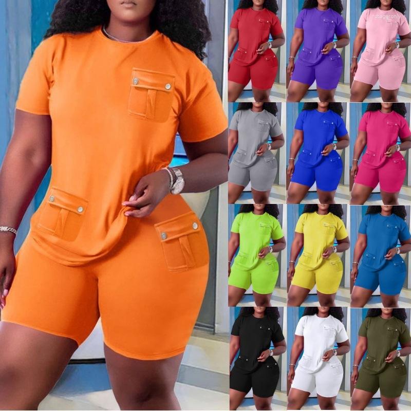 Women's Tracksuits Casual Women's Tees Shorts 2 Piece Sets 2023 Summer Fashion Solid Short Sleeve Home Patch Bag Tops Pants Suit S-XXXXL
Women's Tracksuits Casual Women's Tees Shorts 2 Piece Sets 2023 Summer Fashion Solid Short Sleeve Home Patch Bag Tops Pants Suit S-XXXXL