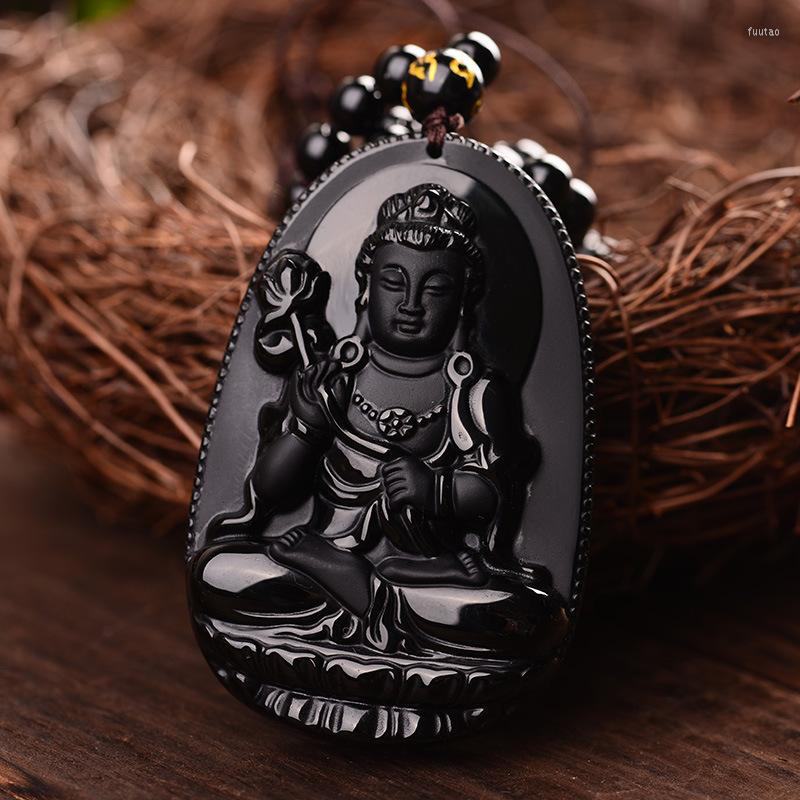 Pendant Necklaces Mahasthamaprapta Bodhisattva Necklace Pendants Jewelry Black Obsidian Carved Buddha Lucky Amulet For Women Men
Pendant Necklaces Mahasthamaprapta Bodhisattva Necklace Pendants Jewelry Black Obsidian Carved Buddha Lucky Amulet For Women Men