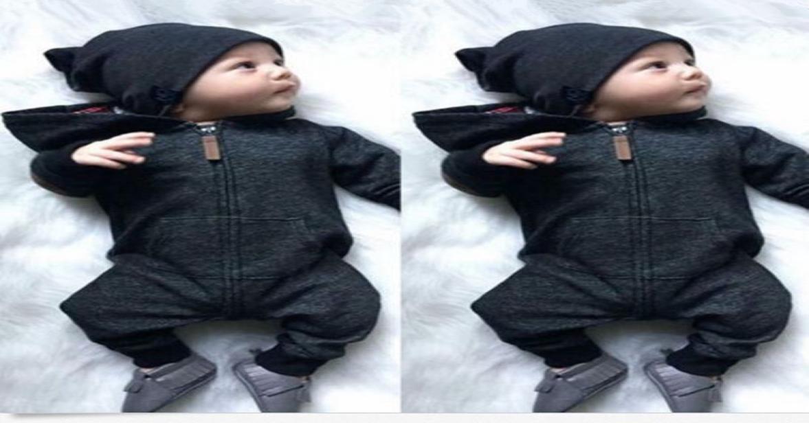 Kids Cotton Clothing Baby Zipper Hooded Rompers Toddler Girls Long Sleeved Jumpsuits Infant Boys Designer Onesies Outdoor Ches6705013, Black
Kids Cotton Clothing Baby Zipper Hooded Rompers Toddler Girls Long Sleeved Jumpsuits Infant Boys Designer Onesies Outdoor Ches6705013, Black