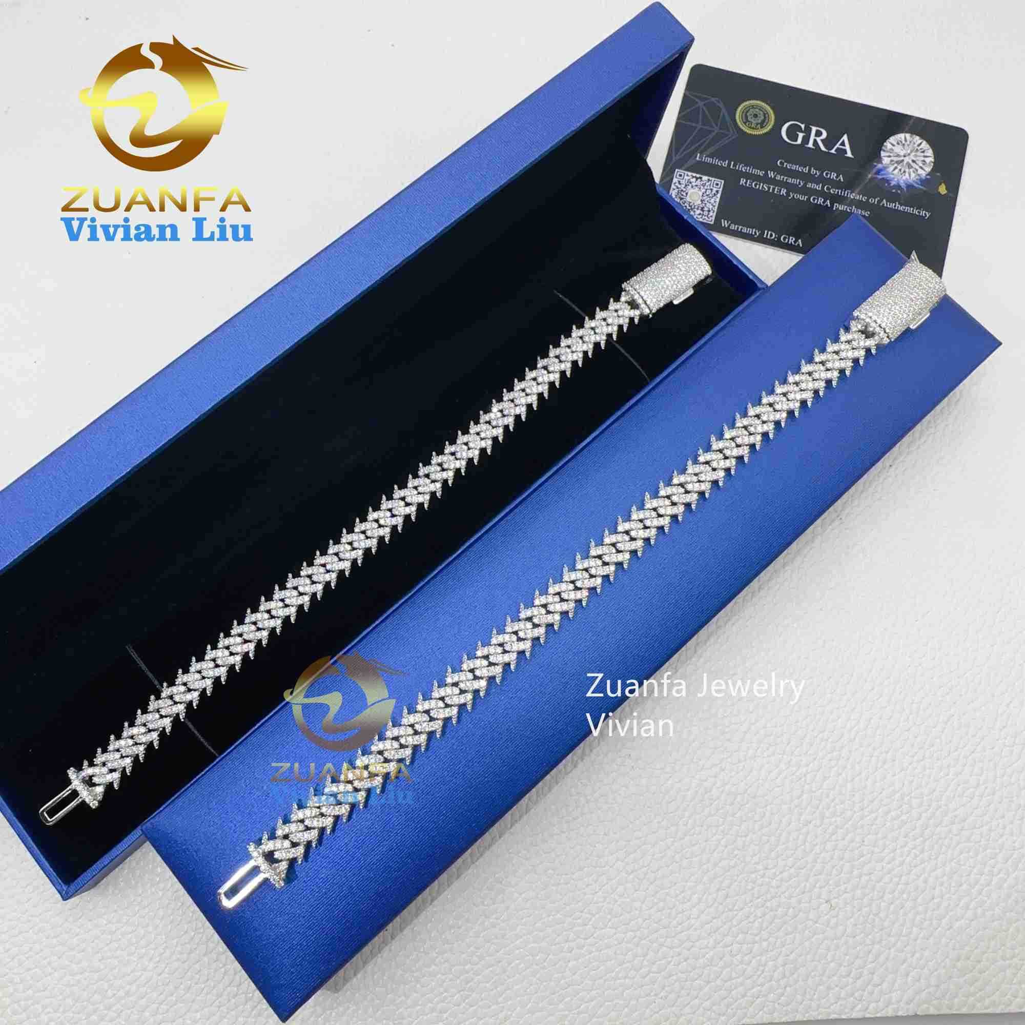 Luxury Hip Hop Vvs Moissanite Necklace 925 Sterling Silver for Men Bracelet Diamond Cuban Link Chain
Luxury Hip Hop Vvs Moissanite Necklace 925 Sterling Silver for Men Bracelet Diamond Cuban Link Chain