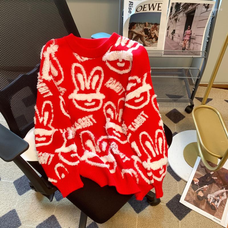 Women' Sweaters 2023 Year Christmas Sweater Embroidery Knitted Fall Winter Women Pullover Wool Thick Warm Loose Couples Tops Female, Picture color
Women' Sweaters 2023 Year Christmas Sweater Embroidery Knitted Fall Winter Women Pullover Wool Thick Warm Loose Couples Tops Female, Picture color