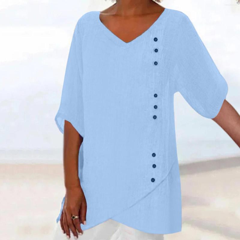 Women' Blouses Women' Blouse Oversized Cotton Linen V Neck Long Sleeve Tunic Shirts Loose Casual Midi T Shirt Tops Autumn Women, Blue
Women' Blouses Women' Blouse Oversized Cotton Linen V Neck Long Sleeve Tunic Shirts Loose Casual Midi T Shirt Tops Autumn Women, Blue