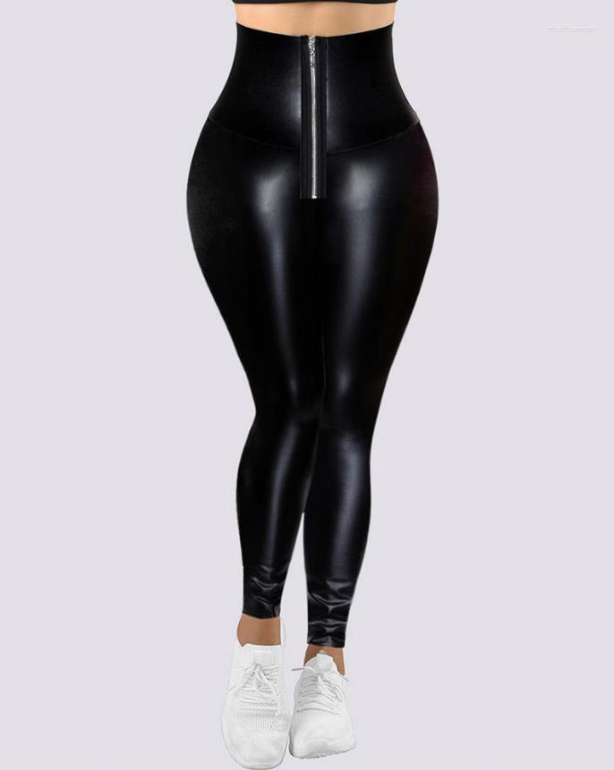Women' Leggings Pants Women High Waist Plain Tummy Control BuLift PU Leather Casual Daily Skinny Zipper All Match
Women' Leggings Pants Women High Waist Plain Tummy Control BuLift PU Leather Casual Daily Skinny Zipper All Match