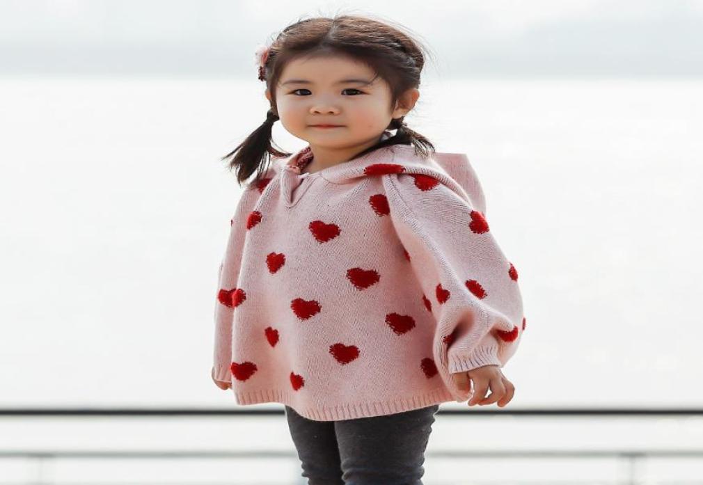 Ins Baby Girls Cloak Sweater Heart Hooded Knitted Poncho Sweater Children Girl Sweaters W4184269577, Red
Ins Baby Girls Cloak Sweater Heart Hooded Knitted Poncho Sweater Children Girl Sweaters W4184269577, Red