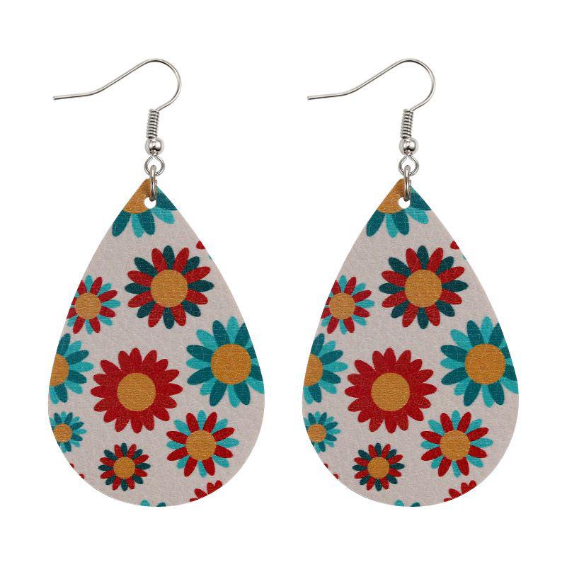 Charm Women Pu Leather Earrings Sunflower Daisy Print Pattern Bohemian Faux Dangle Earring For Girl Fashion Hook Party Jewelry Gifts Dhbx8
Charm Women Pu Leather Earrings Sunflower Daisy Print Pattern Bohemian Faux Dangle Earring For Girl Fashion Hook Party Jewelry Gifts Dhbx8